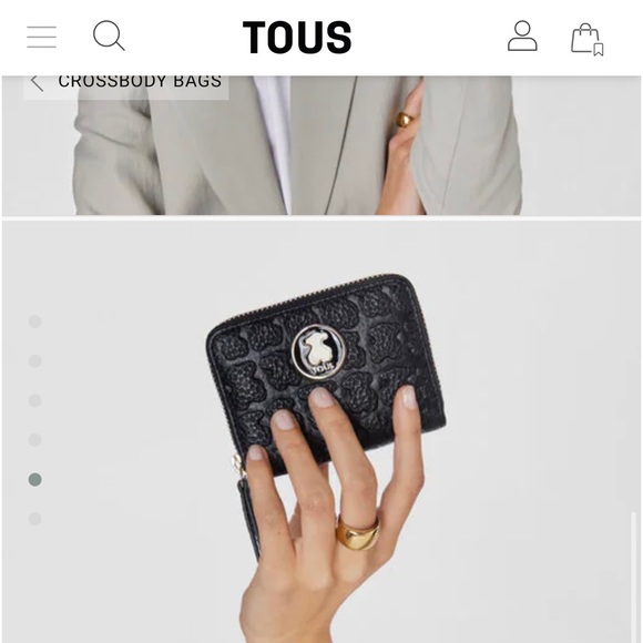 Tous Sherton Medium Leather Change Purse Wallet - Picture 4 of 4